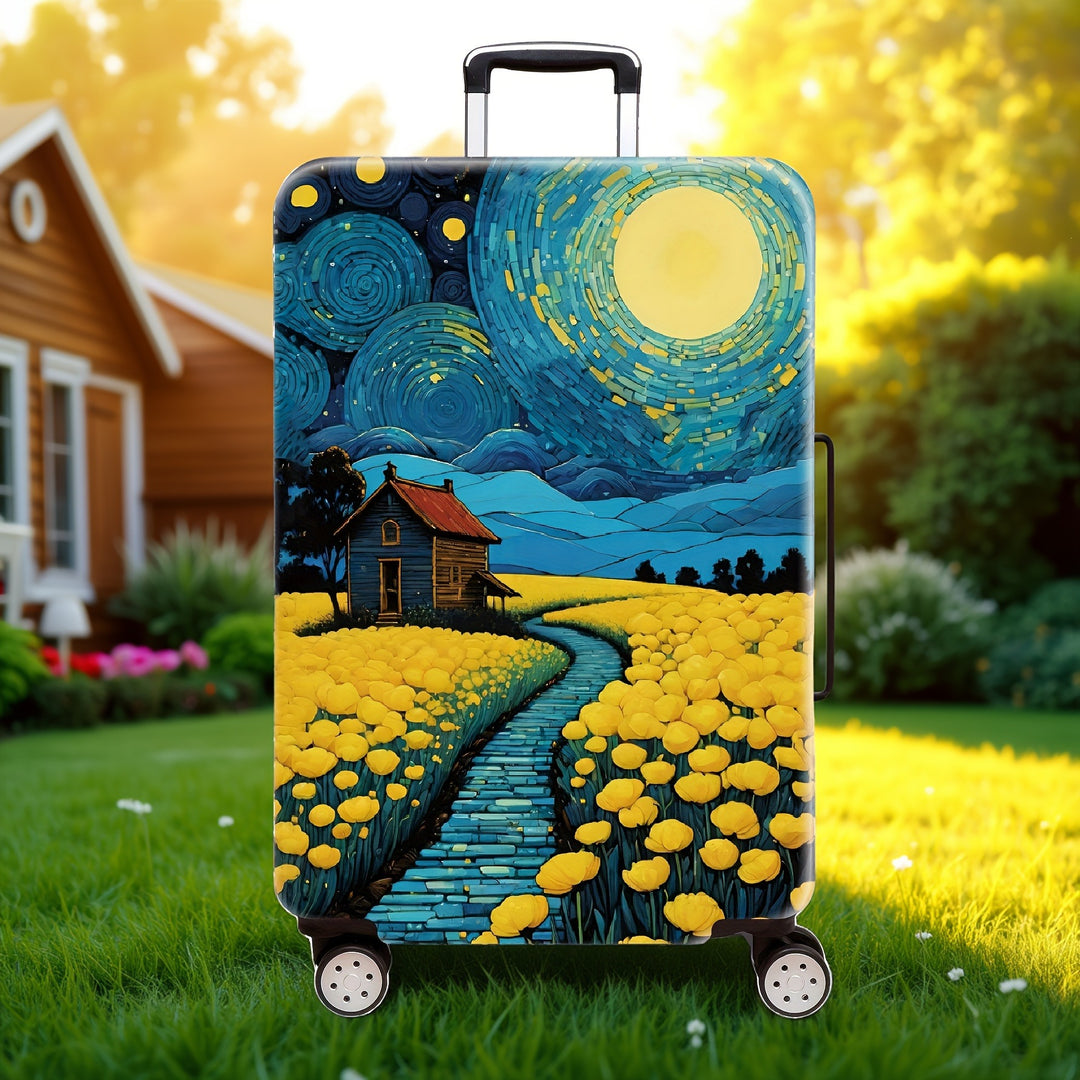 Artistic Inspired Hard Shell Luggage Bowlift