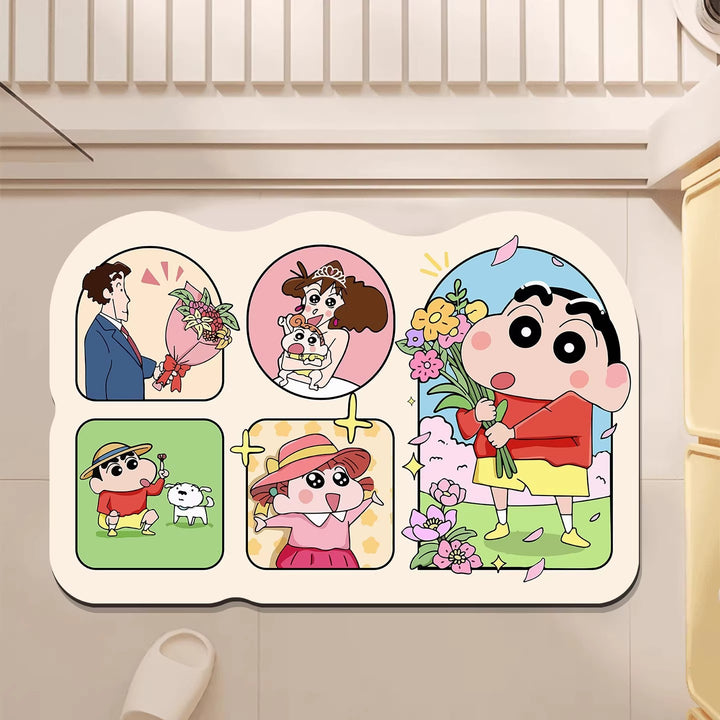 Cartoon Character Bathroom Mat