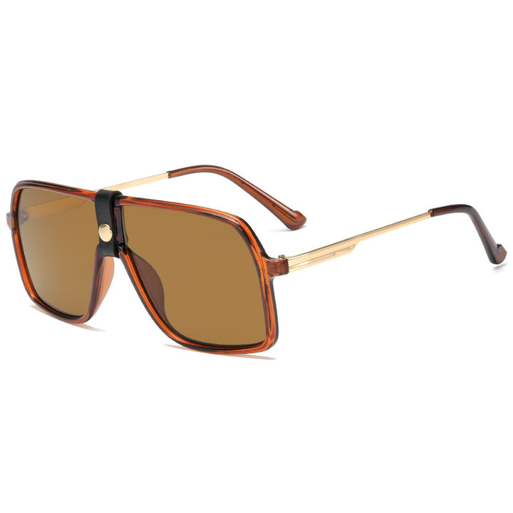 Women Oversized Sunglasses with Fashionable Frame and Bowlift Sunglasses Lenses