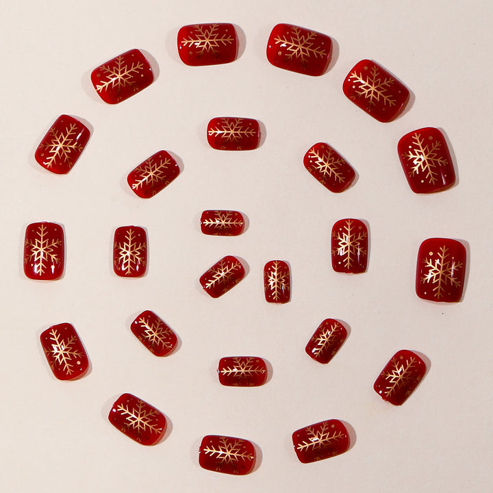 Festive Snowflake Nail Art Kit Bowlift