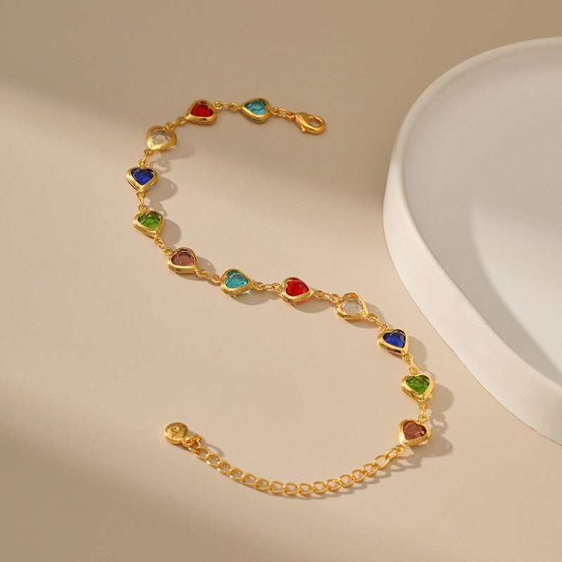 Butterfly and Daisy Charm Anklet Bowlift