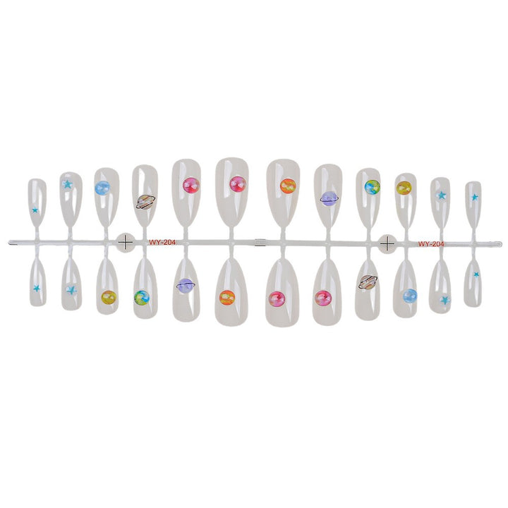 Artistic Press-On Nail Art Set Bowlift