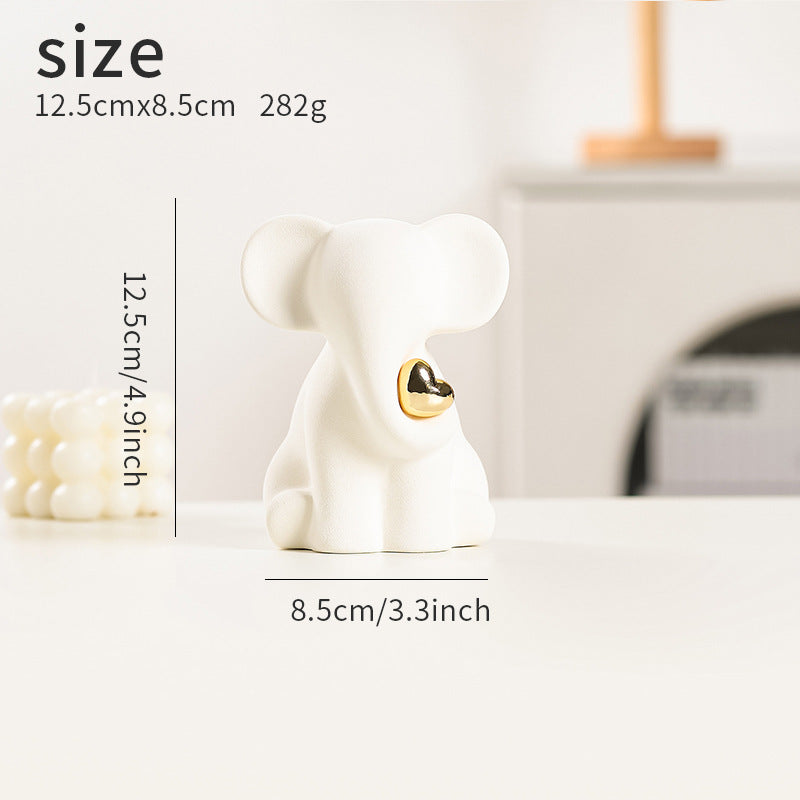 Decorative Elephant Figurine Bowlift