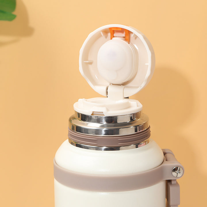 Women Thermo Drinking Container with Integrated Leak Protection Bowlift