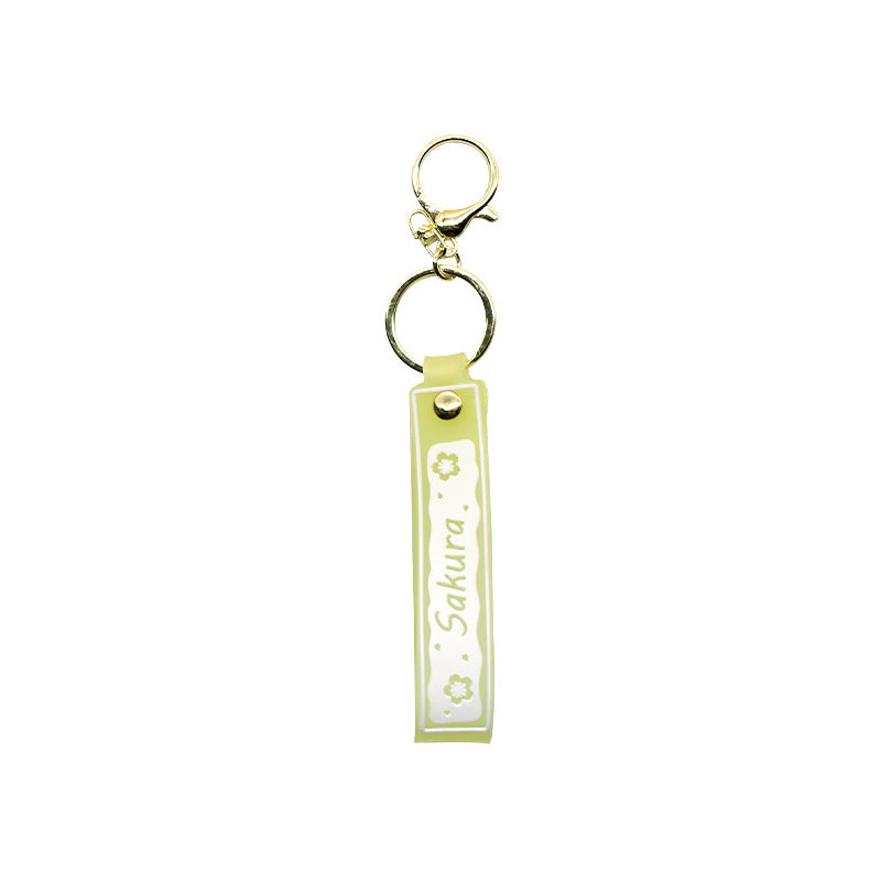 Unisex keychain with floral design Bowlift