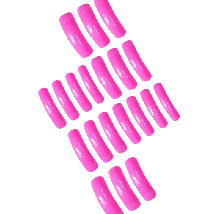 Glossy Long Press-On Nails Bowlift