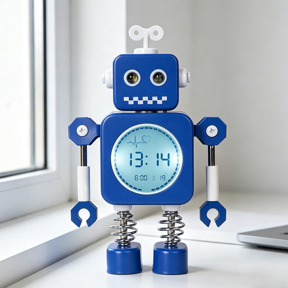 Digital Robot Alarm Clock Bowlift