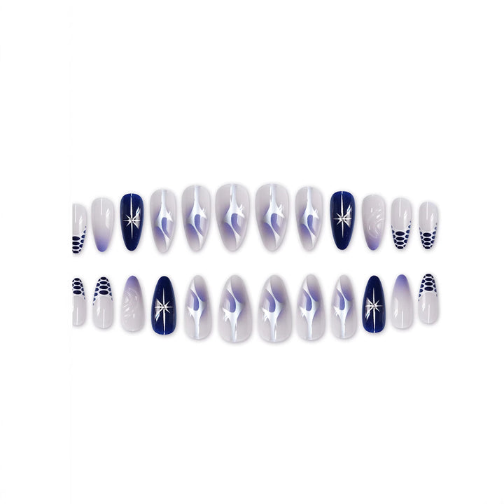 Elegant Stiletto Press-On Nail Set Bowlift