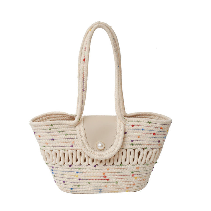 Colorful Woven Tote Bag