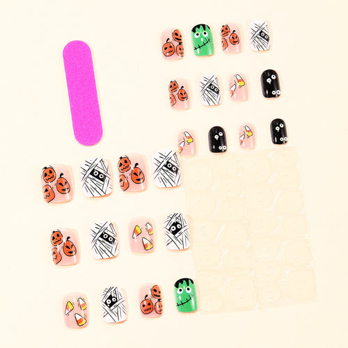 Halloween-Themed 3D Nail Art Extensions Bowlift 1789713452