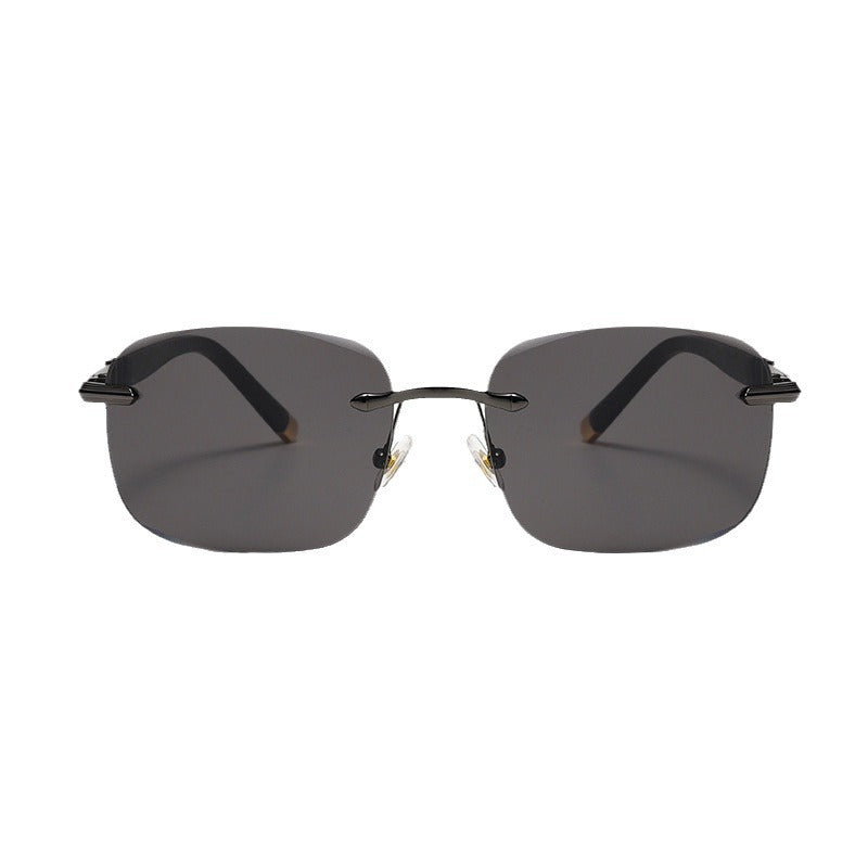 Women futuristic sunglasses with delicate metallic frame Bowlift