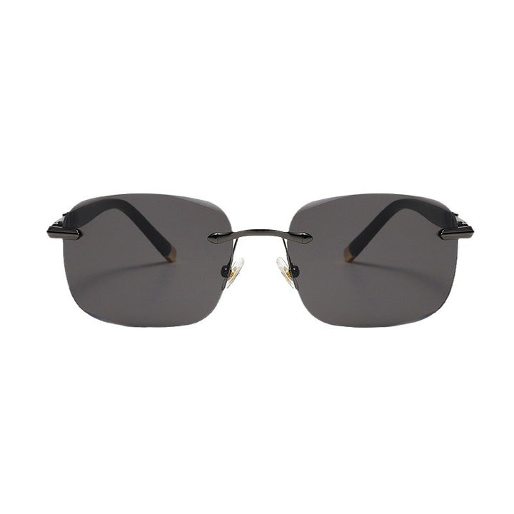 Women futuristic sunglasses with delicate metallic frame Bowlift