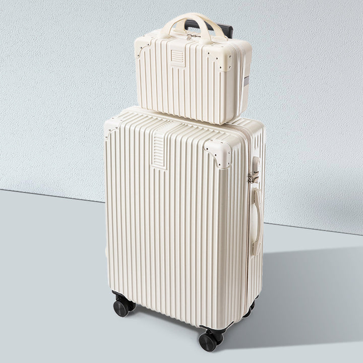 Women's Stylish Multi-Layer Rolling Luggage Set Bowlift