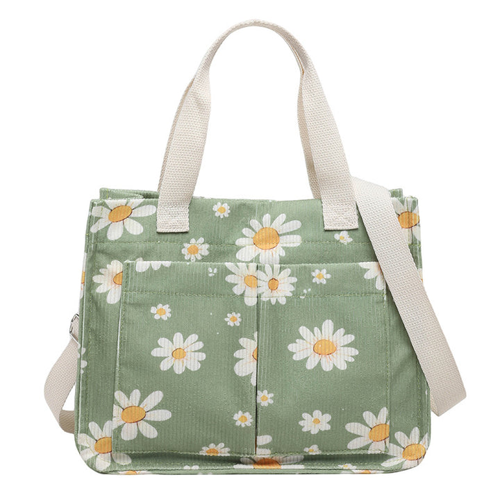 WoFloral Print Utility Tote Bag Bowlift