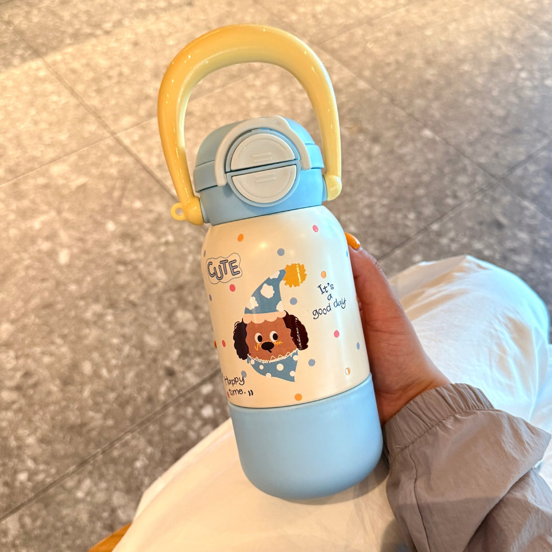Women's water bottle with interactive animal design Bowlift