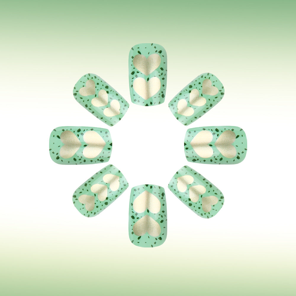 Artistic Heart-Embellished Nail Art Set Bowlift
