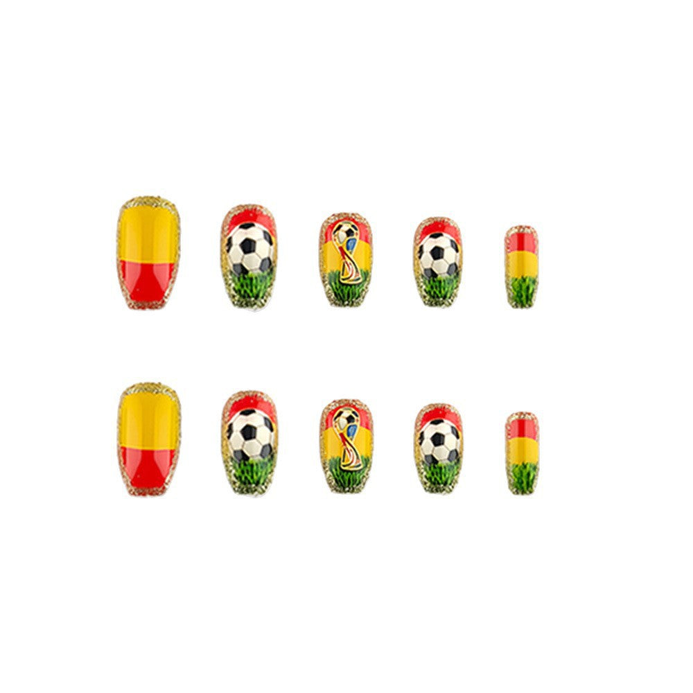 Creative Football Nail Art Bowlift
