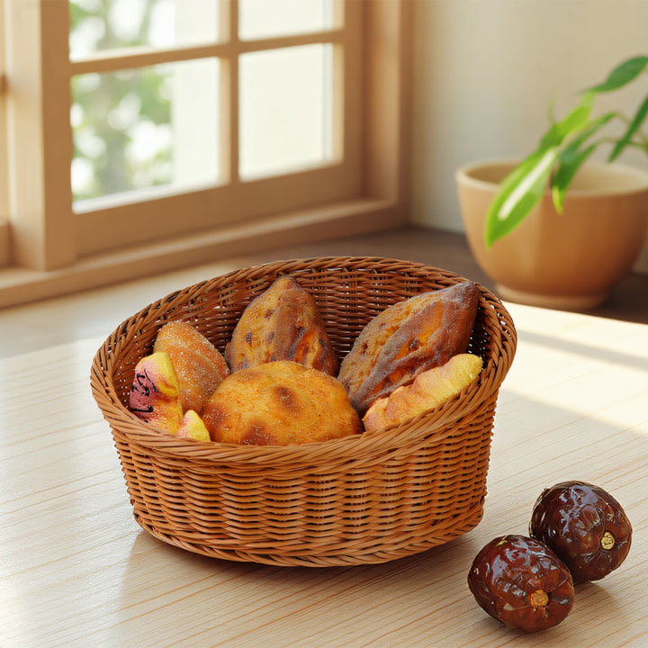 Ladies oval basket made of high-quality willow material Bowlift