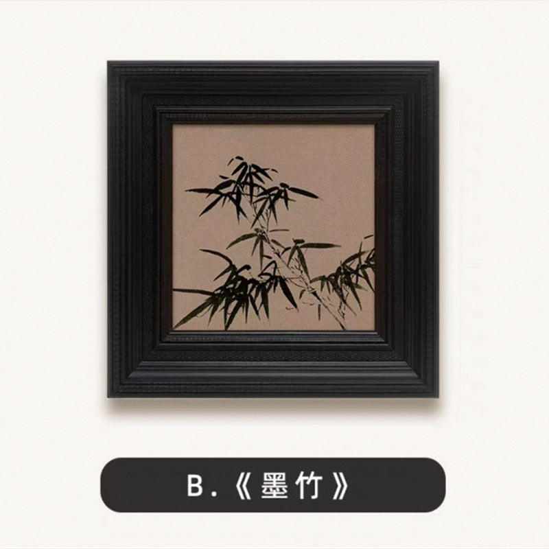 Elegant Framed Bamboo Art Print