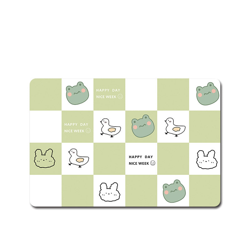 Cute Cartoon Pet-Themed Bath Mat Bowlift