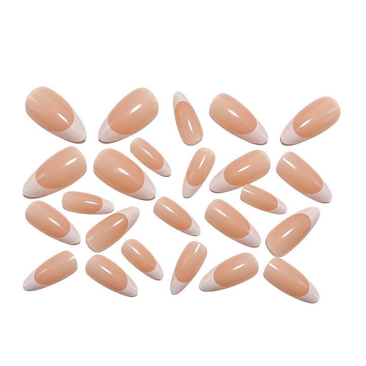 Artificial nails with French manicure Bowlift