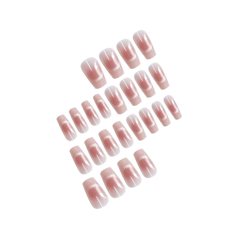 Elegant French Tip Nail Set Bowlift