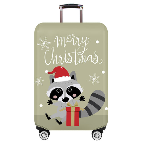 Women's Hardshell Suitcase with Cute Christmas Design Bowlift