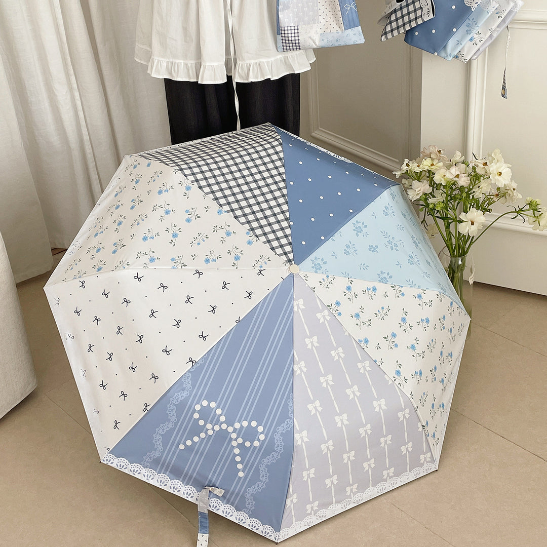 Women's umbrella in romantic patchwork design Bowlift