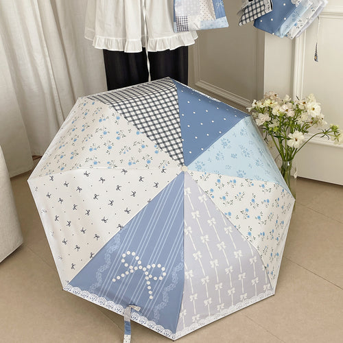 Women's umbrella in romantic patchwork design Bowlift