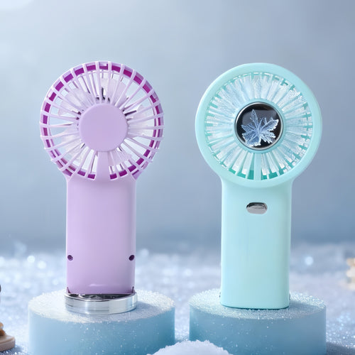 Ladies Portable Hand Fan with Innovative Cooling System Bowlift