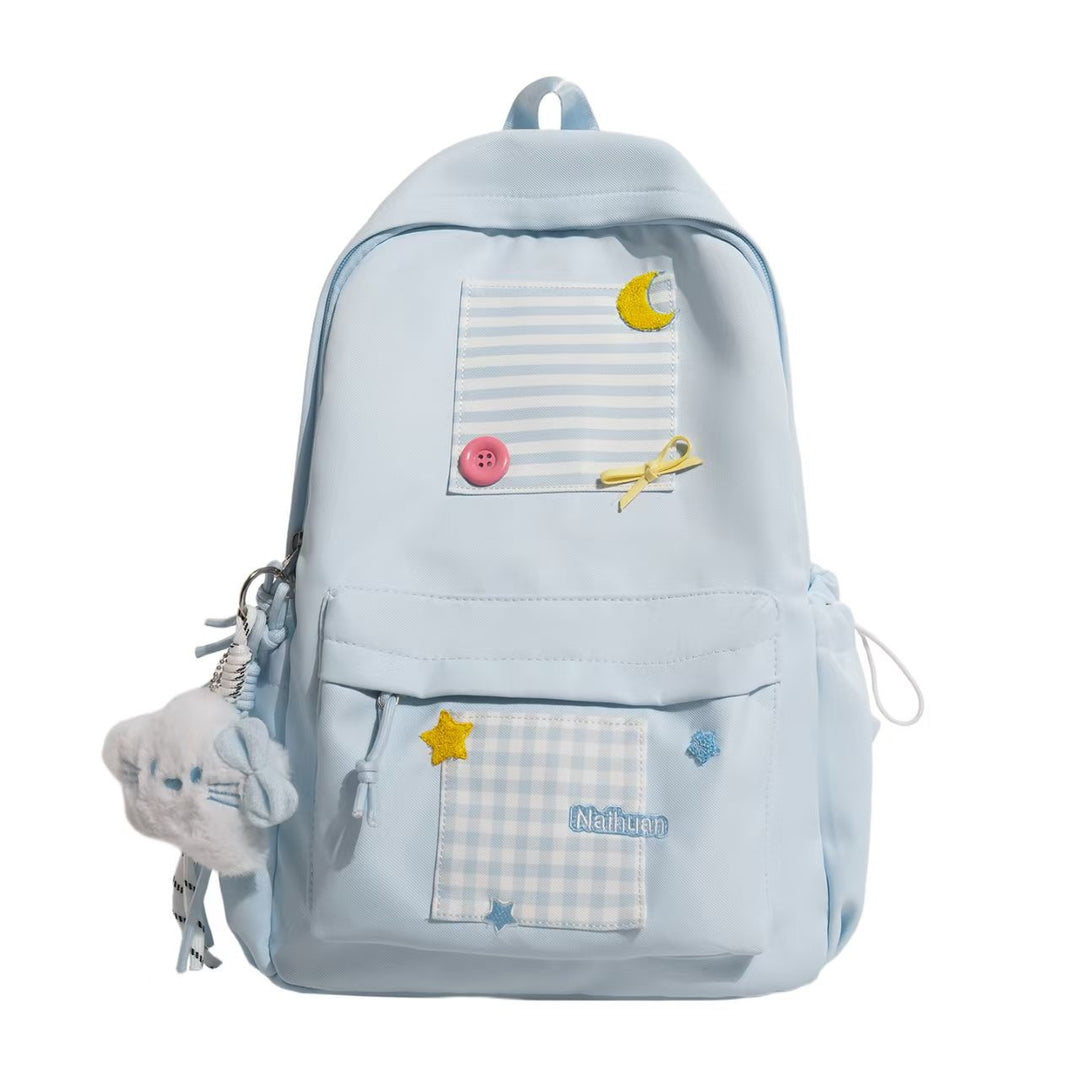 Decorative Multi-Compartt Backpack Bowlift
