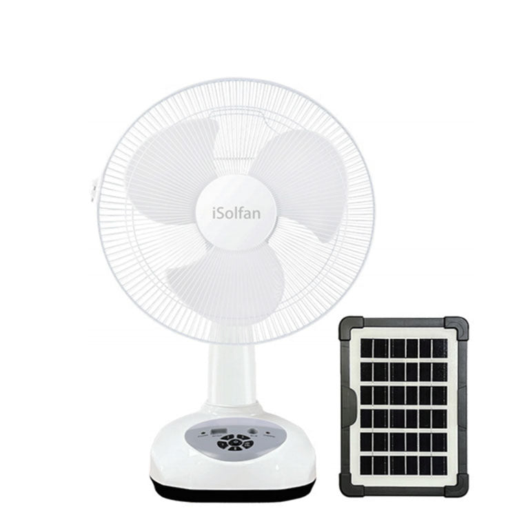 Women's portable solar stand fan with remote control and variable speed regulation Bowlift
