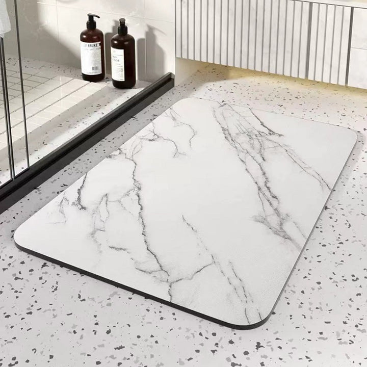 Microfiber Memory Foam Bath Mat with Non-Slip Backing Bowlift