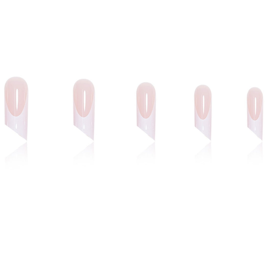 Elegant French Tip Acrylic Nail Art Extensions Bowlift