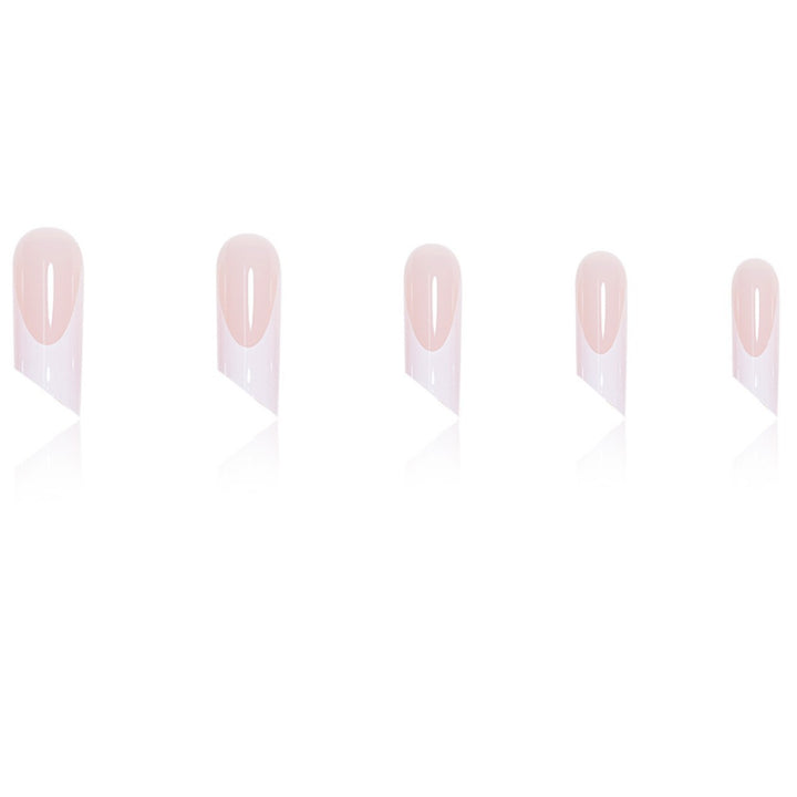Elegant French Tip Acrylic Nail Art Extensions Bowlift