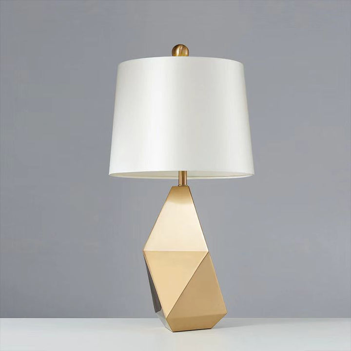Geometric Table Lamp with Modern Design