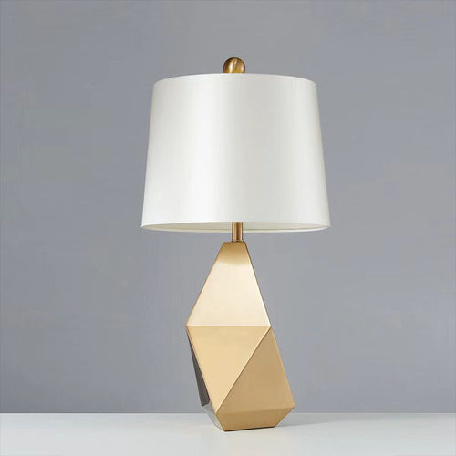 Geometric Table Lamp with Modern Design