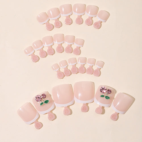 Nail art set with playful floral design Bowlift