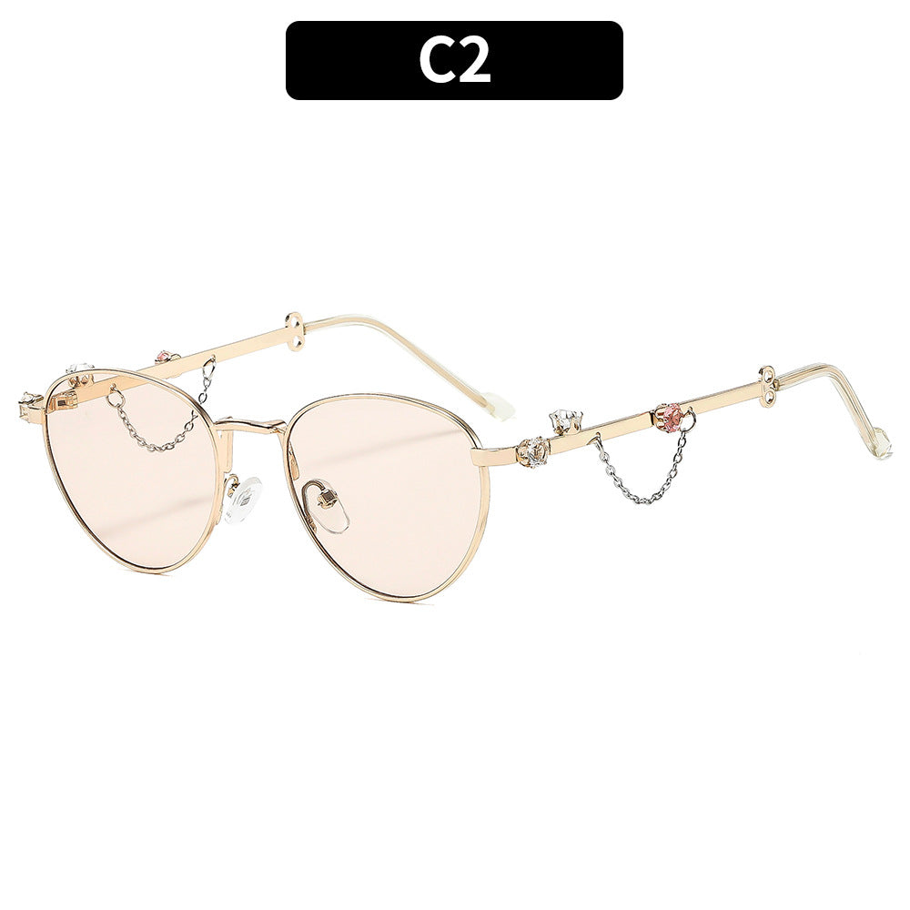 Decorative Cat-Eye Glasses