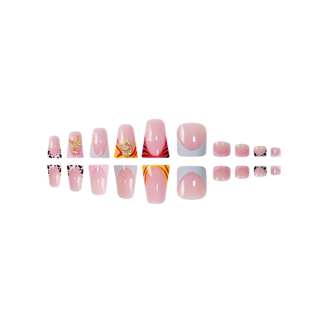 Creative Floral Nail Art Set Bowlift