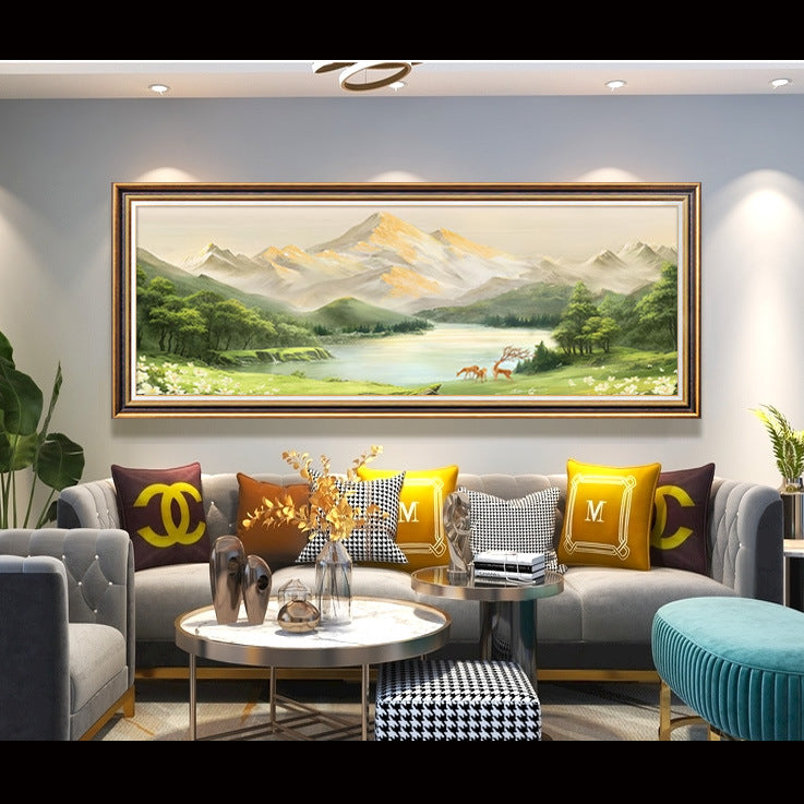 Scenic Mountain Landscape Wall Art