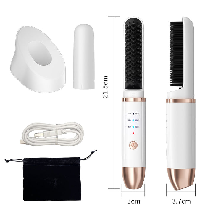 Hair Straightening Brush Bowlift