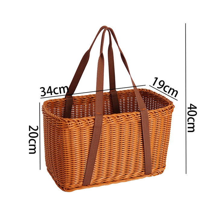 Woven Market Tote Basket Bowlift