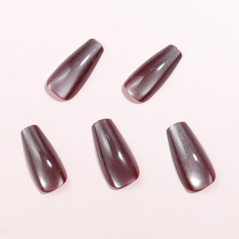 Short Almond Press-On Nail Set Bowlift
