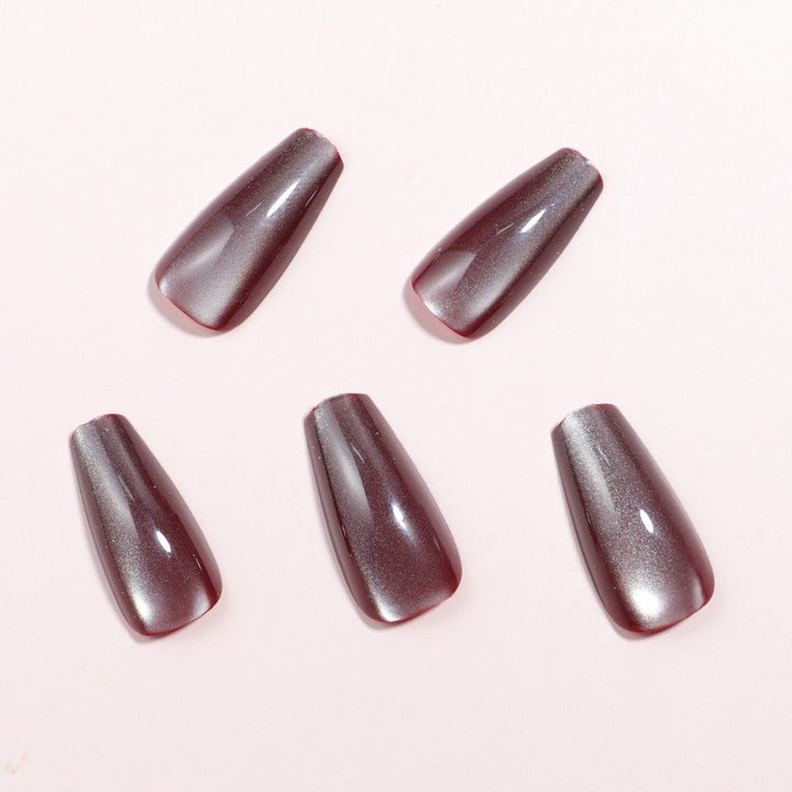 Short Almond Press-On Nail Set Bowlift