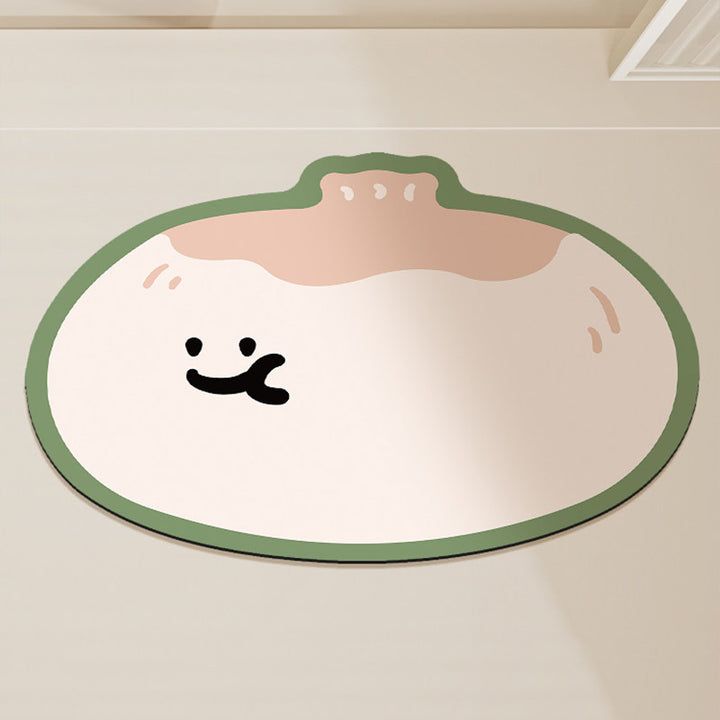 Playful Cloud-Shaped Bath Mat Bowlift