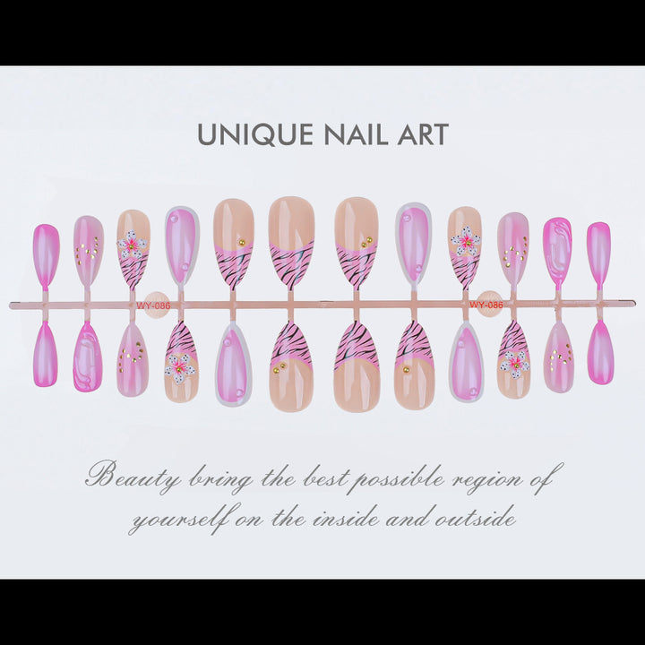 Artistic Press-On Nail Art Collection Bowlift
