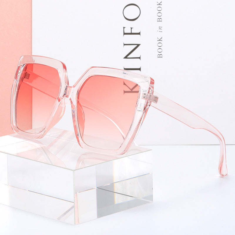 Women’s fashionable transparent sunglasses with square lenses Bowlift