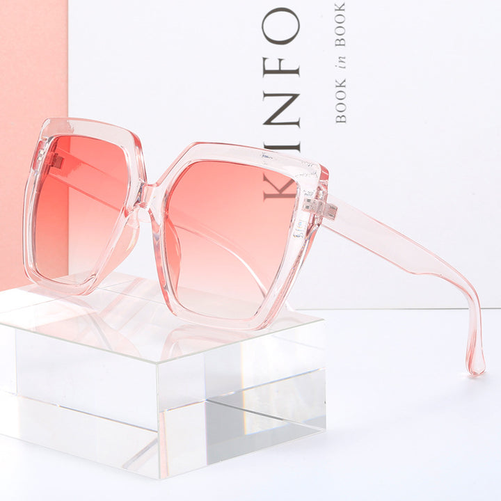 Women’s fashionable transparent sunglasses with square lenses Bowlift