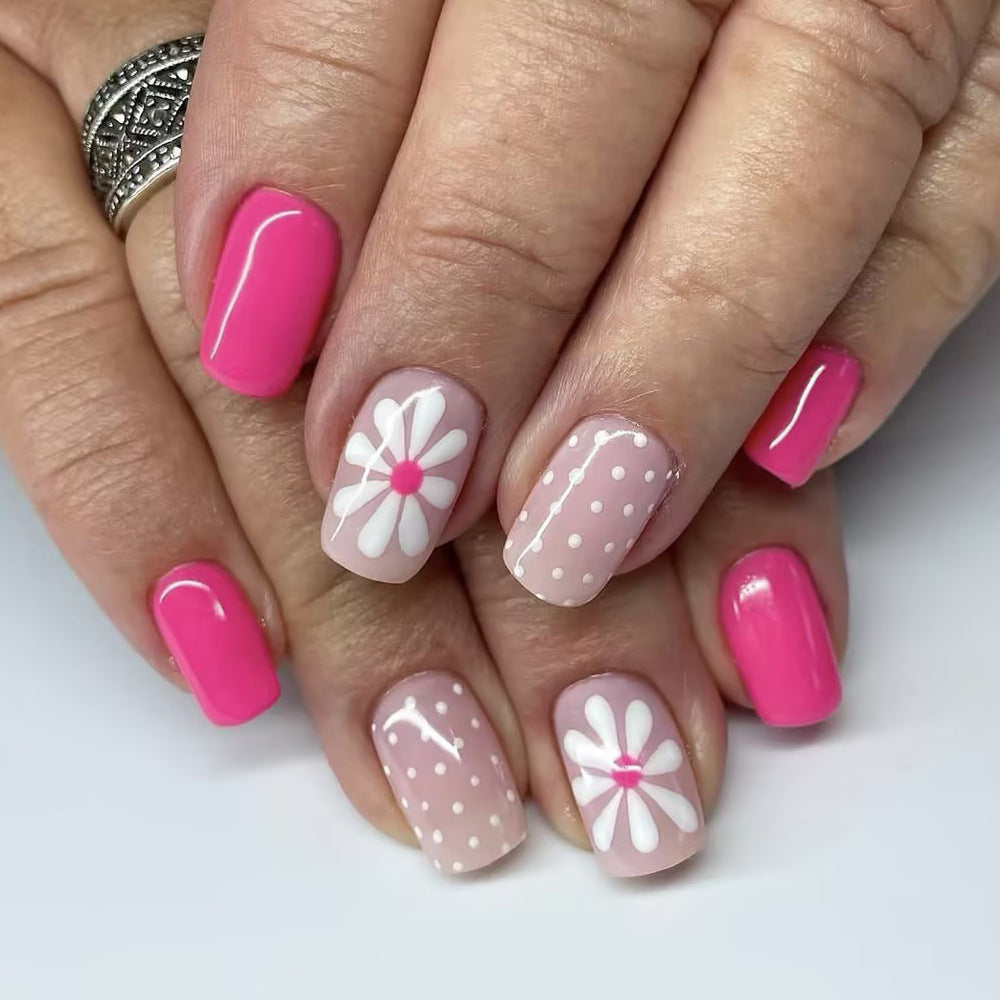 Floral Nail Art Design Bowlift